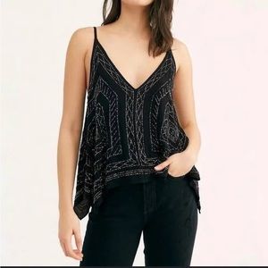 Free People on the line embellished cami